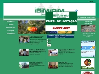 Thumbnail do site Prefeitura Municipal de Ibimirim