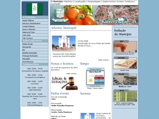 Thumbnail do site Prefeitura Municipal de Barro Duro