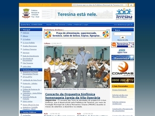 Thumbnail do site Prefeitura Municipal de Teresina