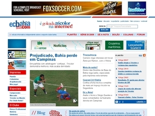 Thumbnail do site Veculo Informativo sobre o Esporte Club Bahia