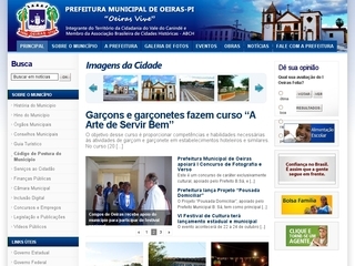 Thumbnail do site Prefeitura Municipal de Oeiras