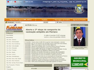 Thumbnail do site Prefeitura Municipal de Floriano