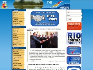 Thumbnail do site Prefeitura Municipal de Araruama