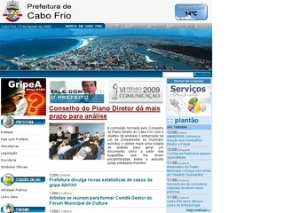 Thumbnail do site Prefeitura Municipal de Cabo Frio