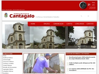 Thumbnail do site Prefeitura Municipal de Cantagalo
