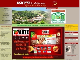 Thumbnail do site Prefeitura Municipal de Paty do Alferes