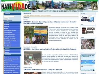 Thumbnail do site Prefeitura Municipal de Natividade