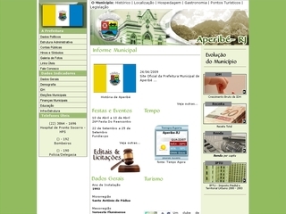 Thumbnail do site Prefeitura Municipal de Aperib