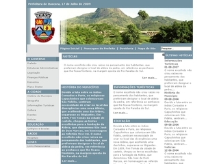 Thumbnail do site Prefeitura Municipal de Itaocara