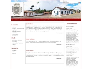 Thumbnail do site Prefeitura Municipal de So Jos de Ub