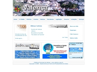 Thumbnail do site Prefeitura Municipal de Valena