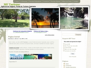 Thumbnail do site MF Turismo - Turismo Capixaba