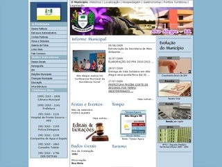Thumbnail do site Prefeitura Municipal de Alto Alegre