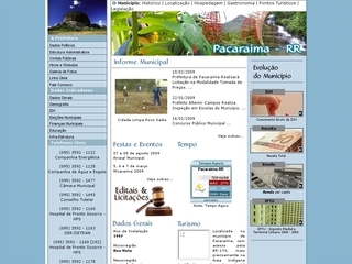 Thumbnail do site Prefeitura Municipal de Pacaraima