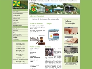 Thumbnail do site Prefeitura Municipal de Leoberto Leal