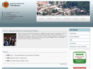 Thumbnail do site Prefeitura Municipal de Trs Barras