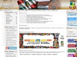 Thumbnail do site Prefeitura Municipal de Jaragu do Sul
