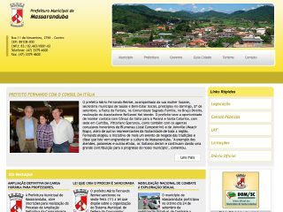 Thumbnail do site Prefeitura Municipal de Massaranduba