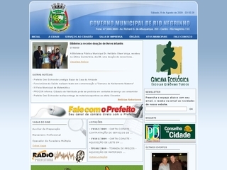 Thumbnail do site Prefeitura Municipal de Rio Negrinho