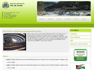 Thumbnail do site Prefeitura Municipal de Flor do Serto