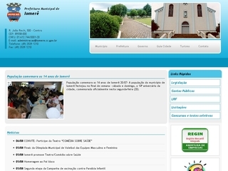 Thumbnail do site Prefeitura Municipal de Iomer