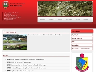 Thumbnail do site Prefeitura Municipal de Rio das Antas