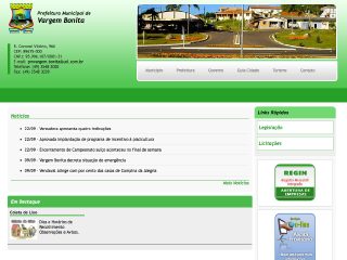 Thumbnail do site Prefeitura Municipal de Vargem Bonita