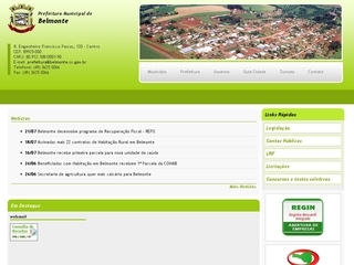 Thumbnail do site Prefeitura Municipal de Belmonte