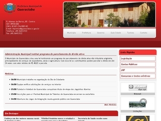 Thumbnail do site Prefeitura Municipal de Guaraciaba