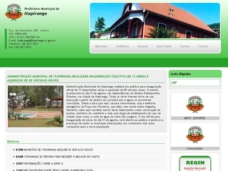 Thumbnail do site Prefeitura Municipal de Itapiranga