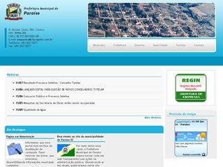 Thumbnail do site Prefeitura Municipal de Paraso