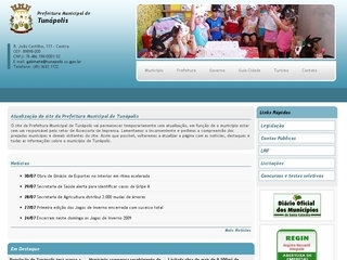 Thumbnail do site Prefeitura Municipal de Tunpolis