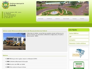 Thumbnail do site Prefeitura Municipal de Galvo