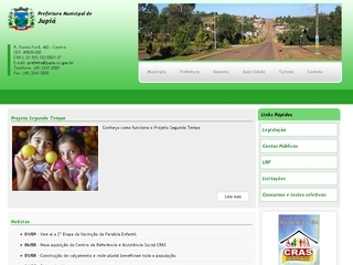 Thumbnail do site Prefeitura Municipal de Jupi