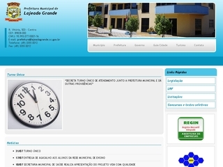 Thumbnail do site Prefeitura Municipal de Lajeado Grande