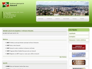 Thumbnail do site Prefeitura Municipal de Xanxer