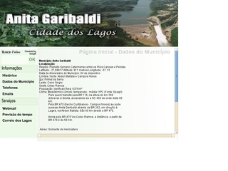 Thumbnail do site Prefeitura Municipal de Anita Garibaldi