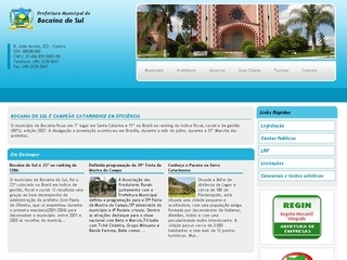 Thumbnail do site Prefeitura Municipal de Bocaina do Sul