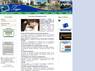 Thumbnail do site Prefeitura Municipal de Lages