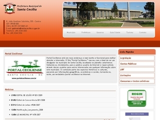 Thumbnail do site Prefeitura Municipal de Santa Ceclia