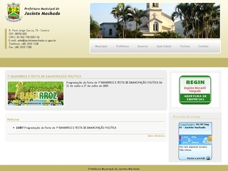 Thumbnail do site Prefeitura Municipal de Jacinto Machado