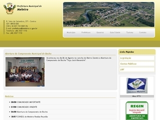 Thumbnail do site Prefeitura Municipal de Meleiro