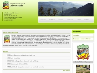 Thumbnail do site Prefeitura Municipal de Morro Grande