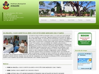 Thumbnail do site Prefeitura Municipal de Armazm