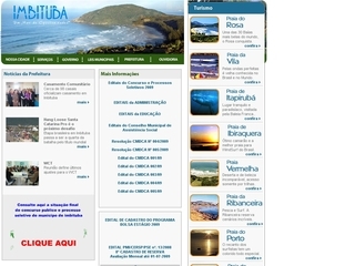 Thumbnail do site Prefeitura Municipal de Imbituba