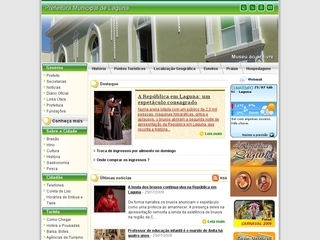 Thumbnail do site Prefeitura Municipal de Laguna