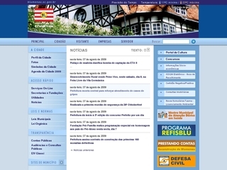 Thumbnail do site Prefeitura Municipal de Blumenau