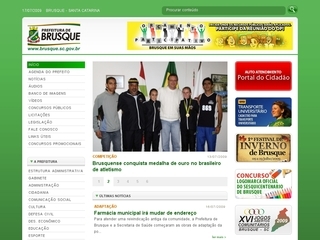 Thumbnail do site Prefeitura Municipal de Brusque
