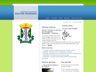 Thumbnail do site Prefeitura Municipal de Doutor Pedrinho