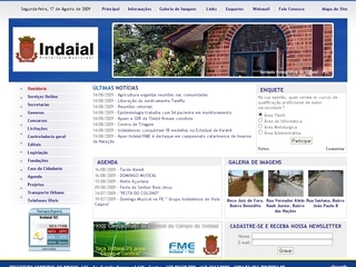 Thumbnail do site Prefeitura Municipal de Indaial